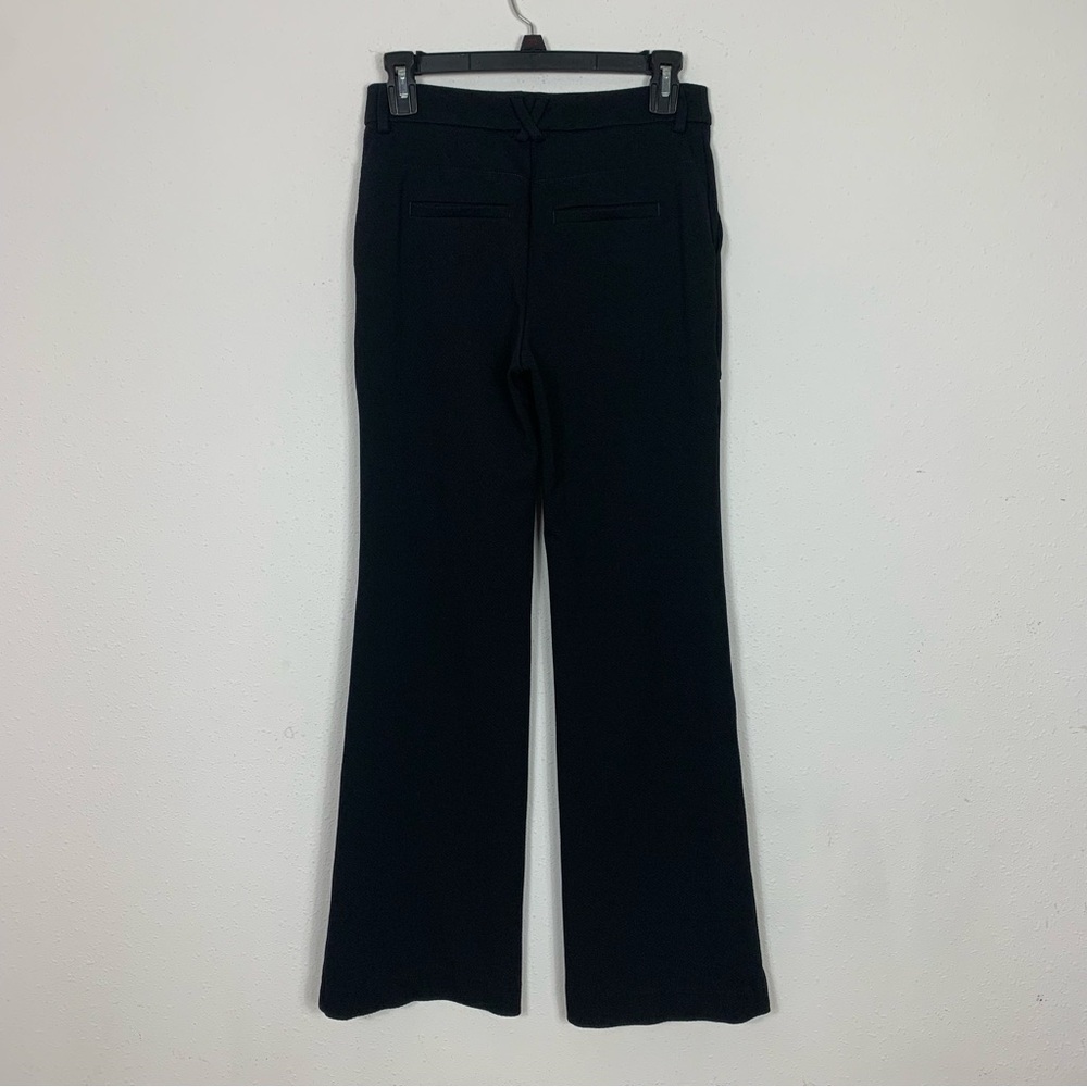 Anthropologie The Essential Flare Trouser Black Pant Business Casual Office Sz 2 - Picture 7 of 10